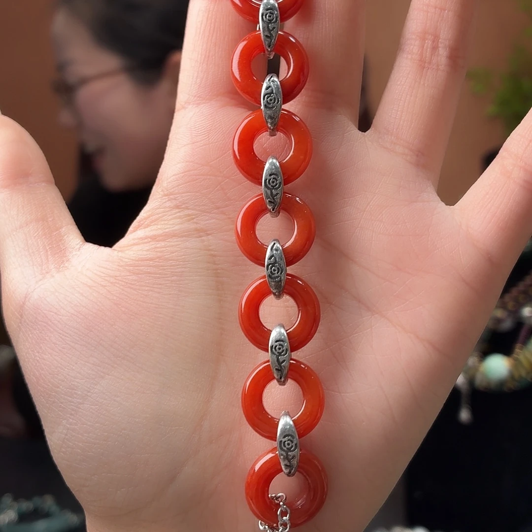 翡翠未镶嵌耳饰手串