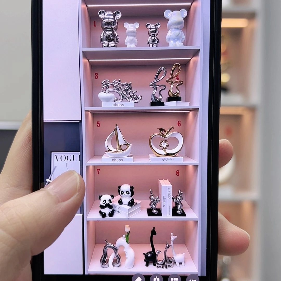 【闪购商品】陶瓷摆件10件套