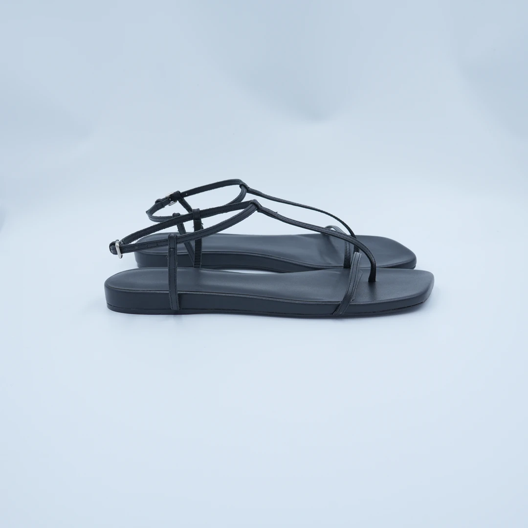 新款爆款时尚百搭休闲女款极简风女士夹趾凉鞋夏季经典舒适