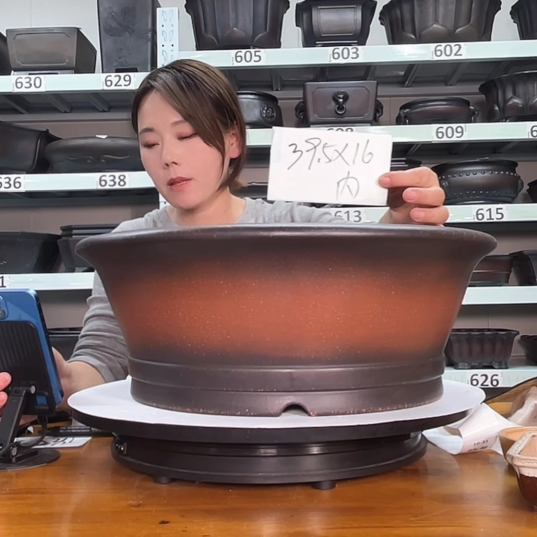 紫砂花盆宜兴紫砂75号