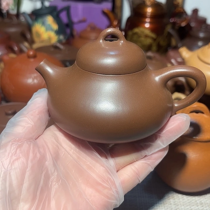 紫砂茶壶原矿宜兴紫砂微瑕