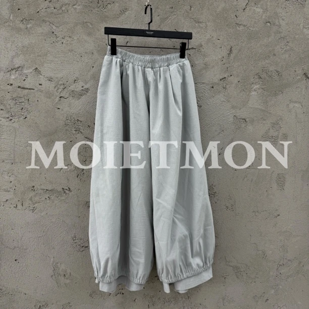 Moi et mon秋季新款小众时尚休闲简约气球裤宽松百搭舒适长裤1101