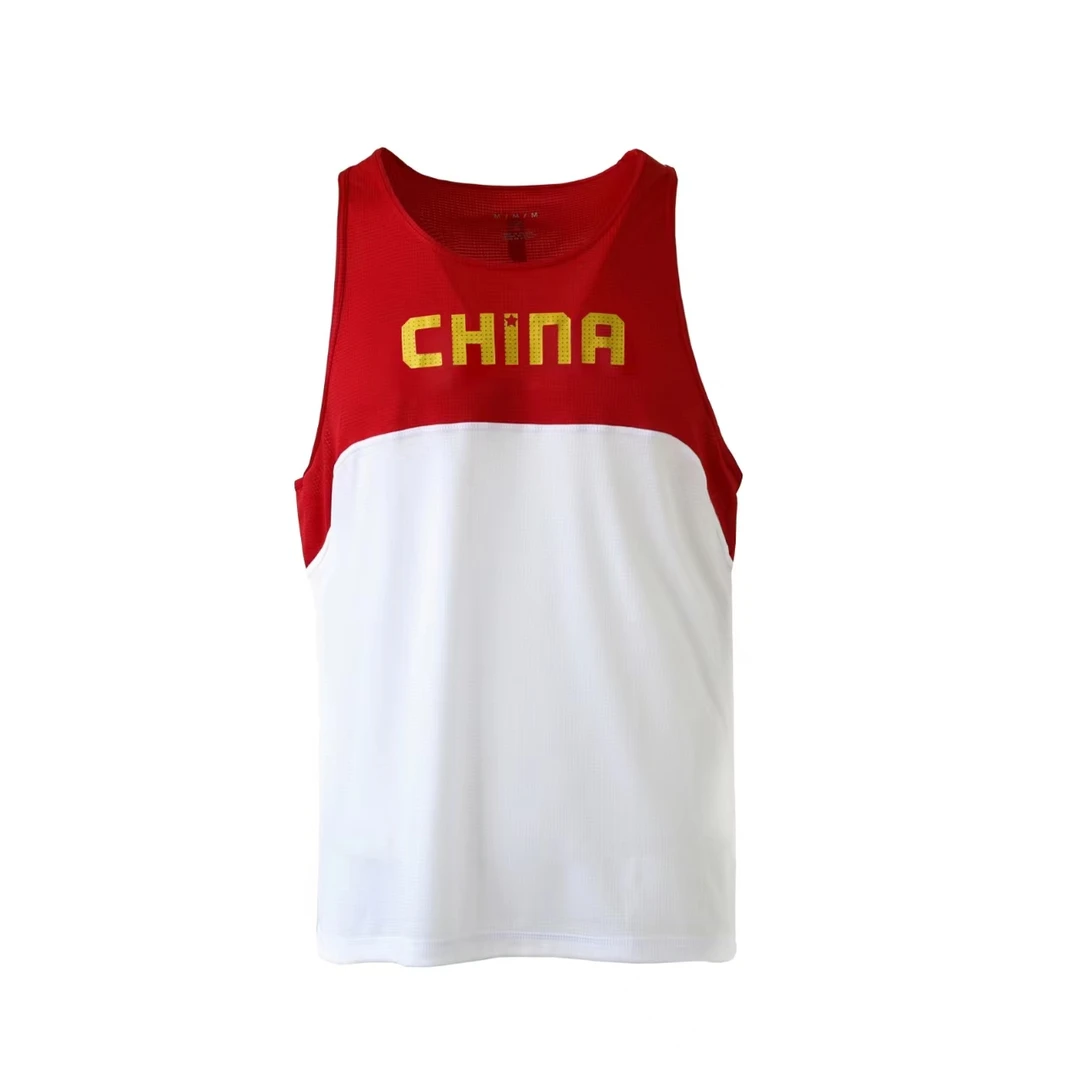 纯元国际田联超轻无袖背心速干运动跑步训练马拉松背心6876