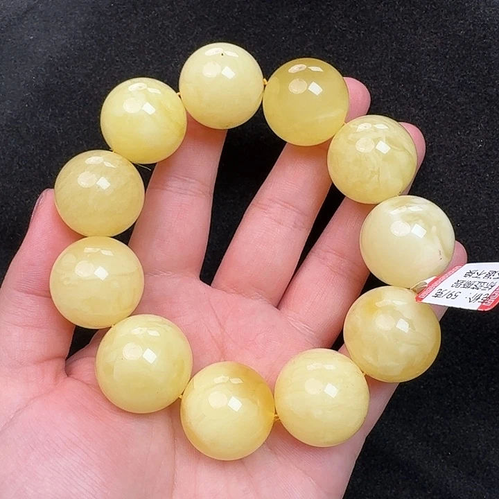 蜜蜡未镶嵌珠宝奇石微瑕22/69.5