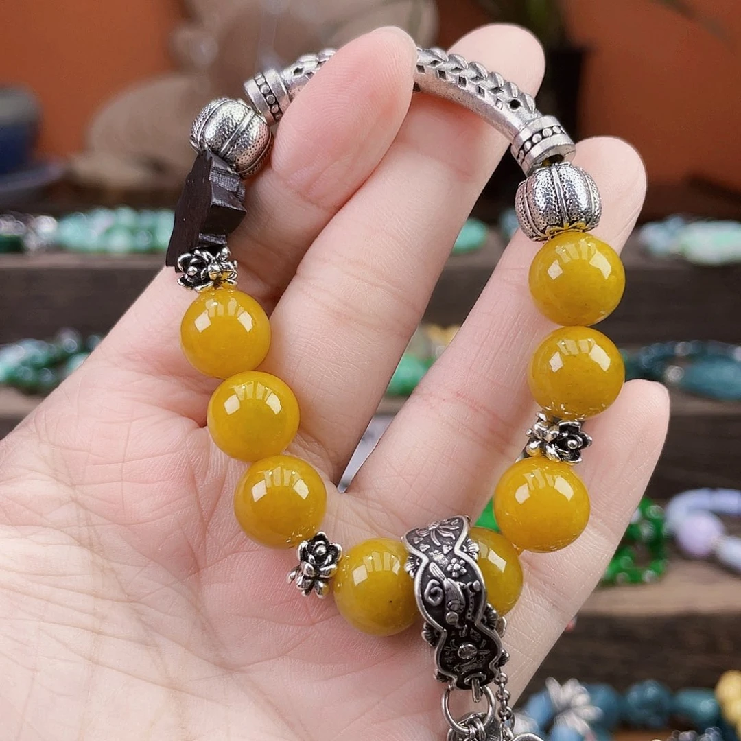 未镶嵌手链翡翠手链