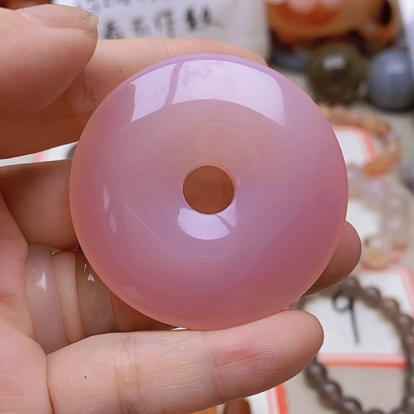 【闪购商品】未镶嵌玛瑙/玉髓珠宝半成品红**葭