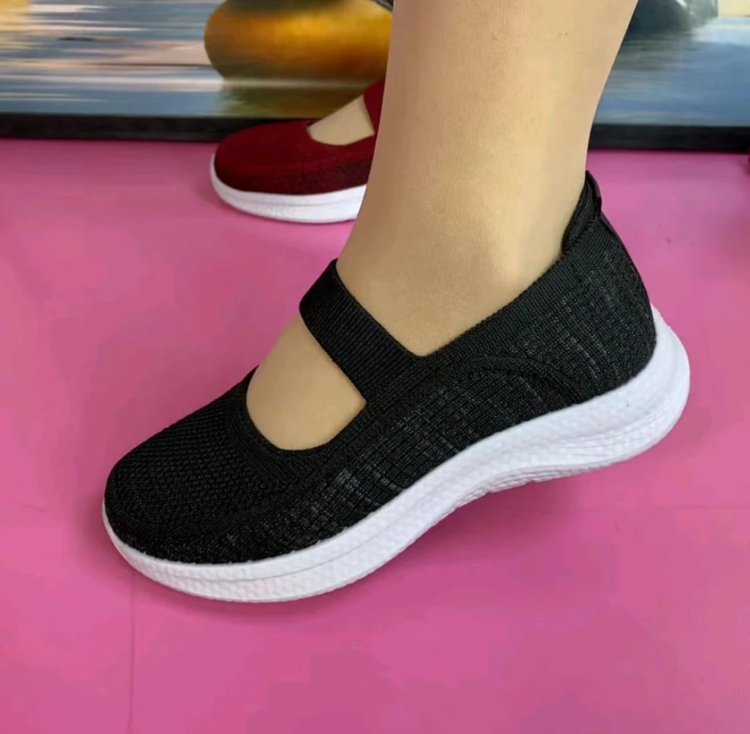 中老年健步鞋春秋款妈妈鞋老北京布鞋女鞋软底轻便防滑单鞋奶奶鞋