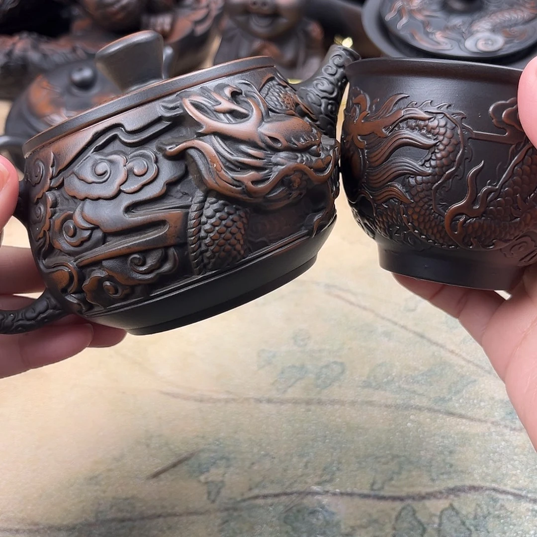 壶超***！云南紫陶茶壶茶壶