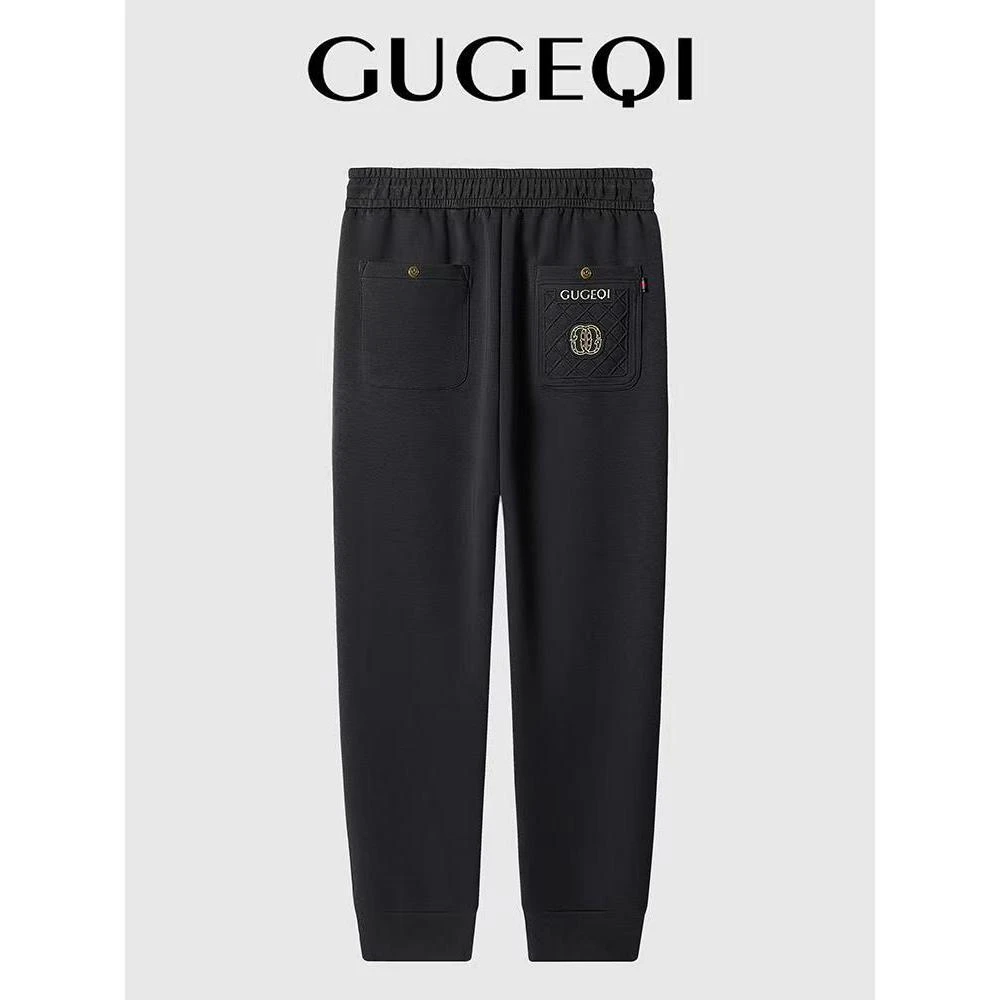 【断码清仓】秋冬黑色运动休闲卫裤黑金款-8767-8768裤子休闲裤