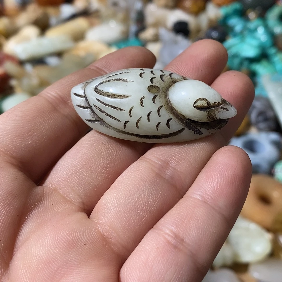 和田玉（糖玉）未镶嵌挂件