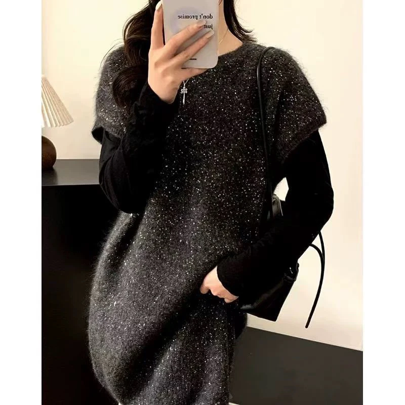 D12-亮片针织毛衣