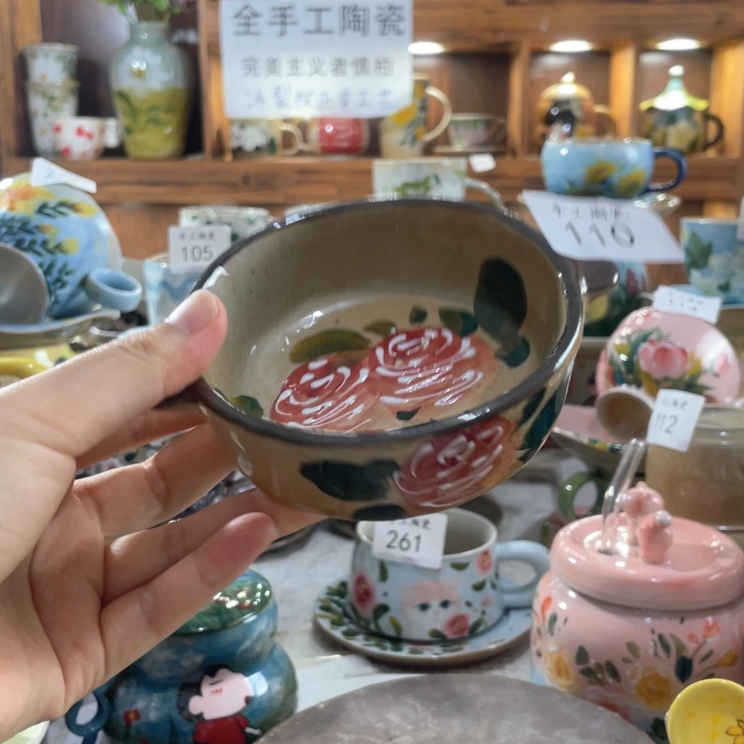 景德镇手工陶瓷碟110