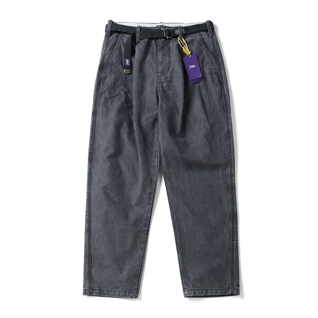 25AW秋冬新加厚重磅370g红绳竹节棉宽松微锥工装裤休闲裤子男V509