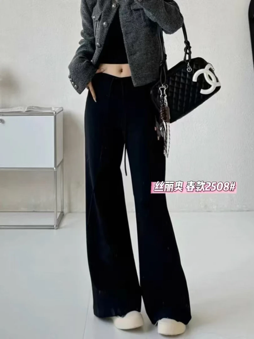 裤子微辣休闲高腰