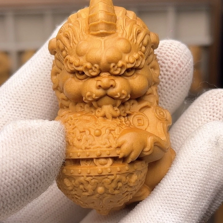 六公分貔貅手把件绳子六公分貔貅