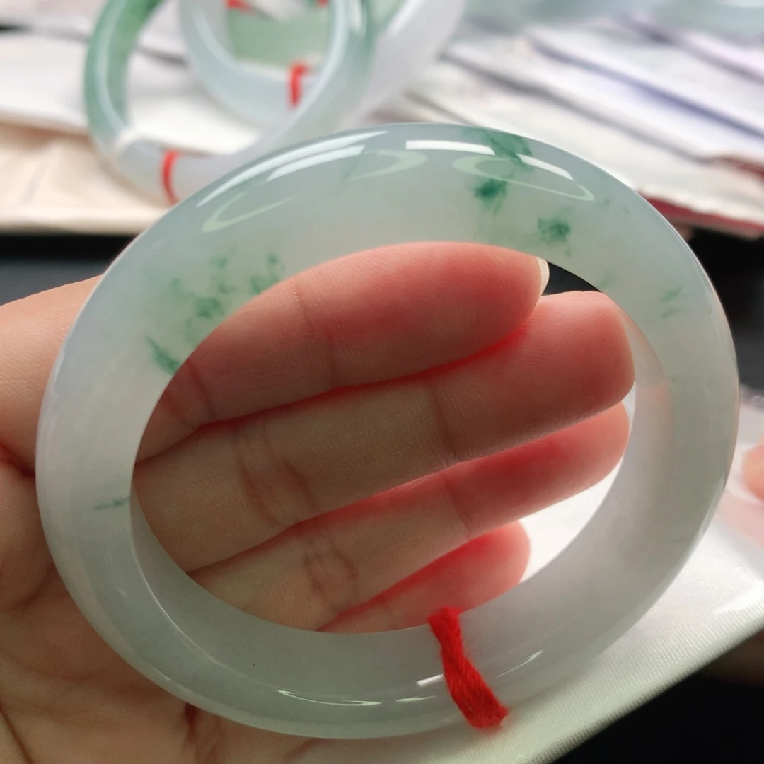翡翠未镶嵌手镯缅甸54