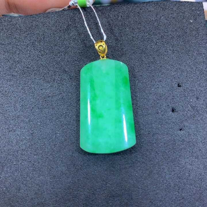 18K金镶嵌手链翡翠翡翠