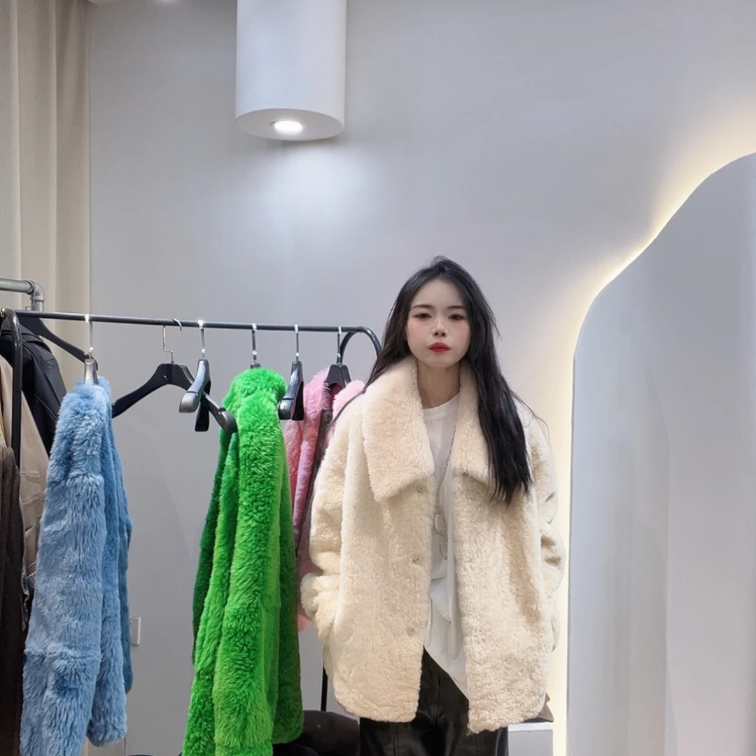 滕***腾真皮皮毛一体外套222-3272