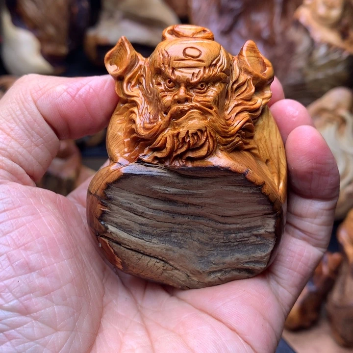 柏木（崖柏）崖柏陈化料手把件