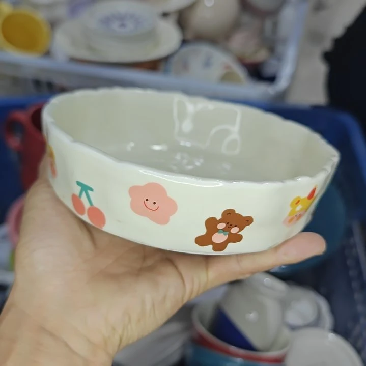瓷片陶瓷杯碗盘微瑕介意慎拍