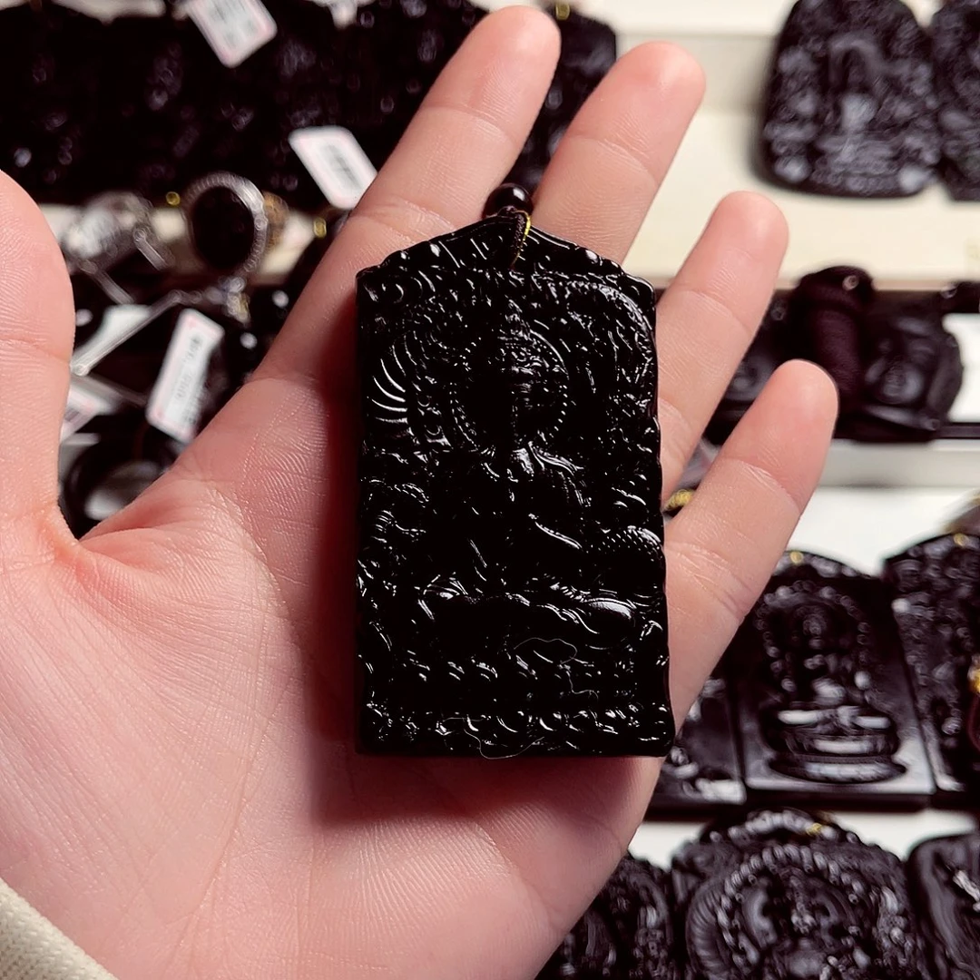 天然缅料A货玉龙观音A226