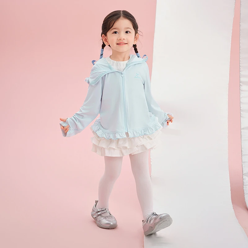 笛莎母婴童装外套夏季新款女孩宝宝洋气儿童森系防晒衣-132523402