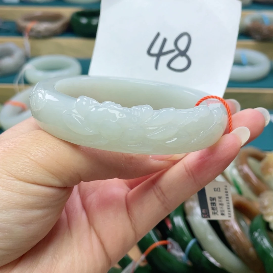 未镶嵌手镯和田玉圈口61