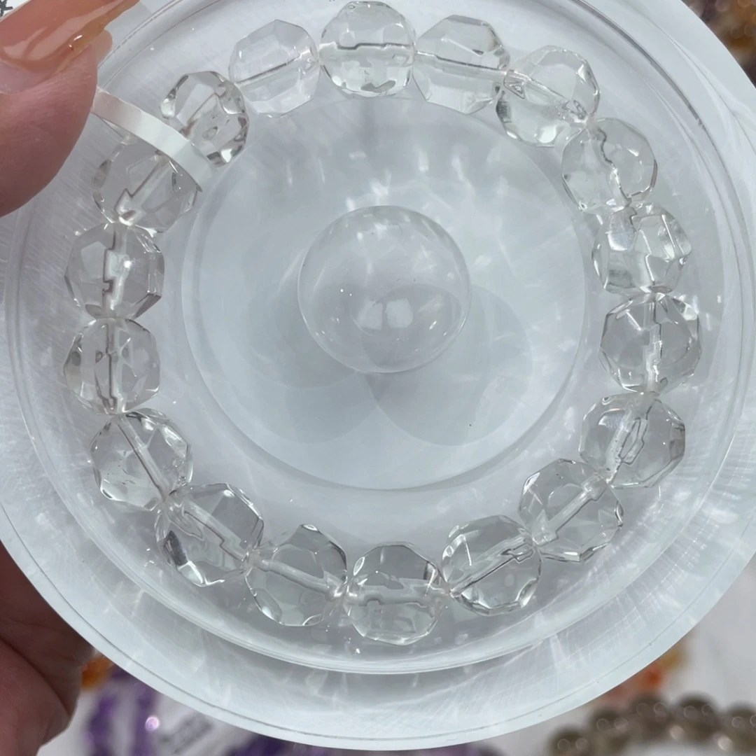 未镶嵌手串水晶白水晶菠萝AA11m