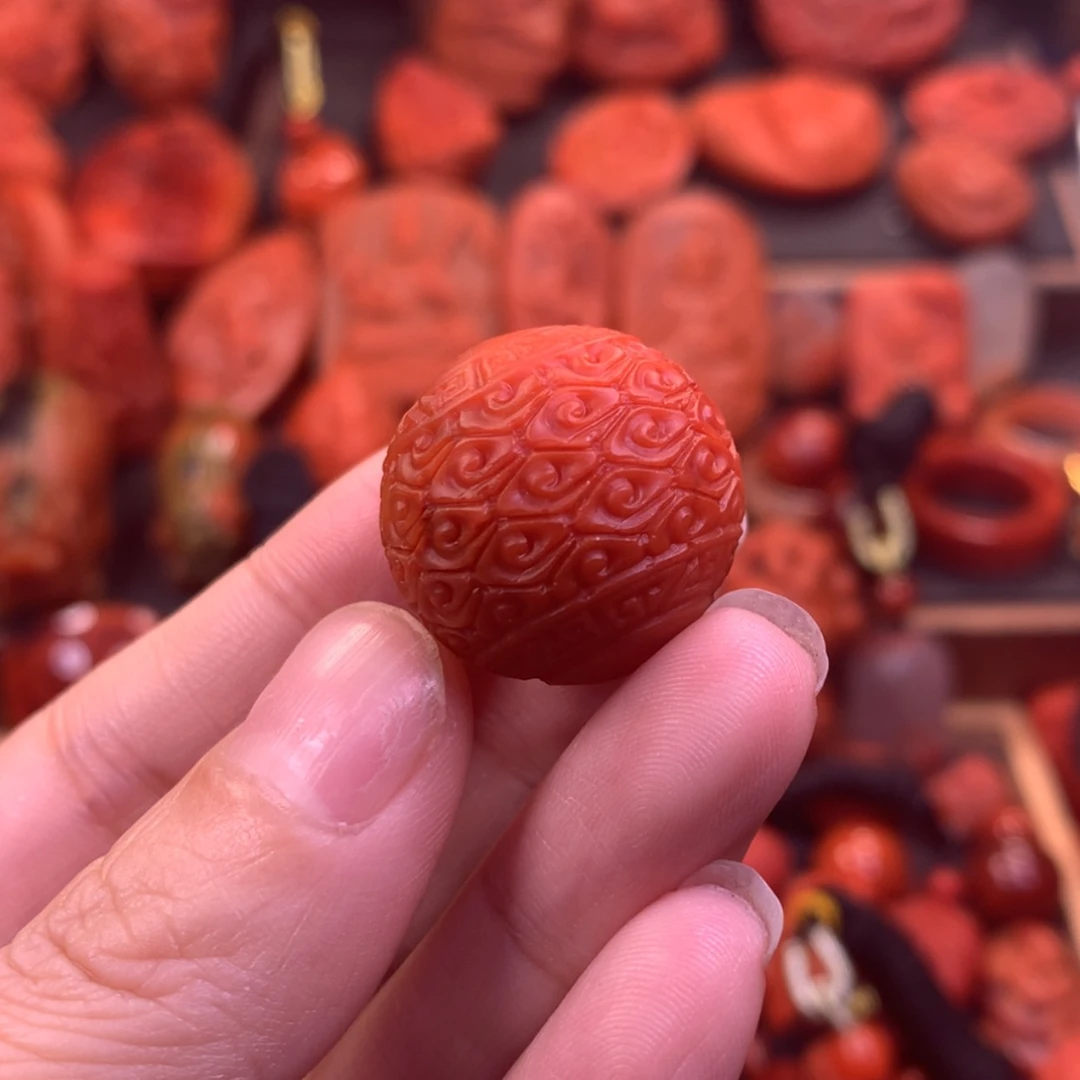 【闪购商品】未镶嵌云纹南红玛瑙