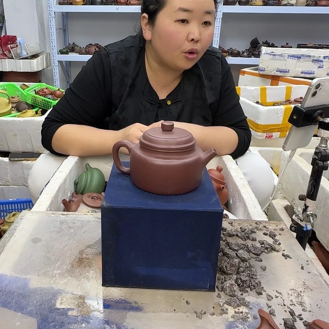 紫砂茶壶宜兴紫砂壶瑕疵处理