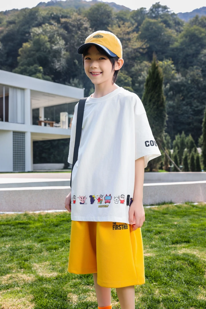 XMYY2025夏季新款短袖中大童洋气时尚休闲帅气半袖T恤/TXW057