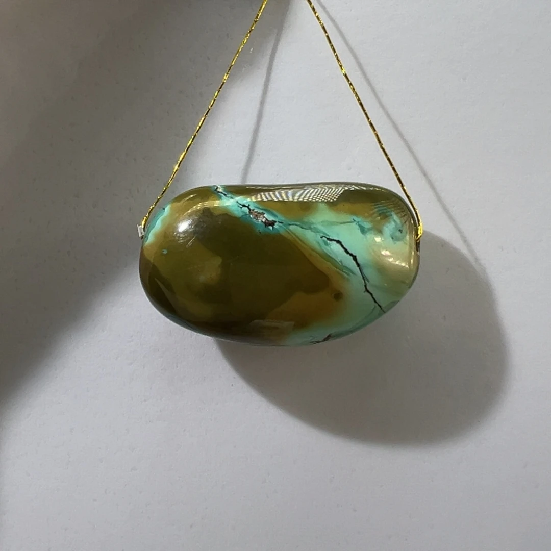 绿松石未镶嵌挂件