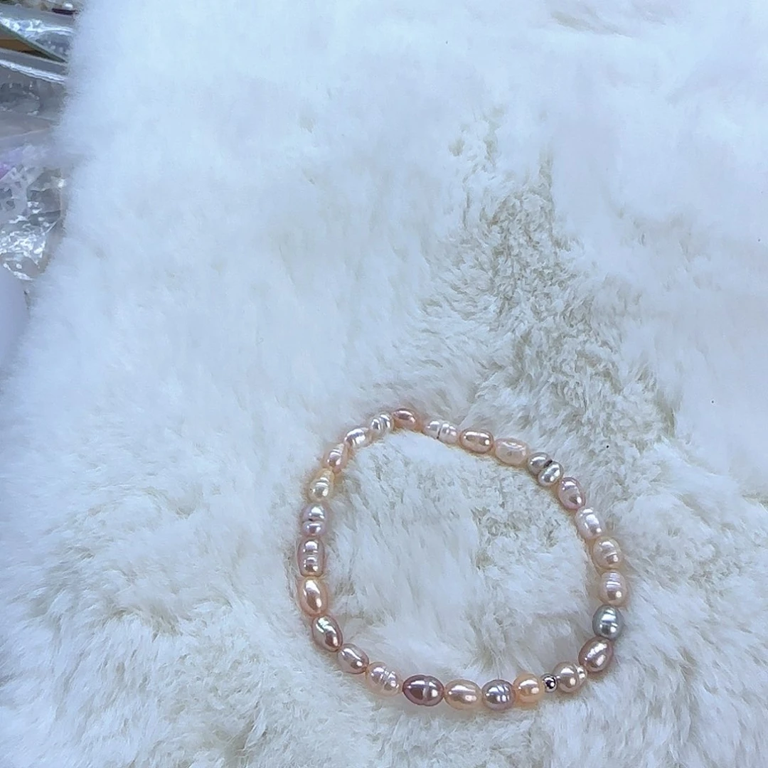 银S925镶嵌项链定制多样性发货发其一989淡水珍珠