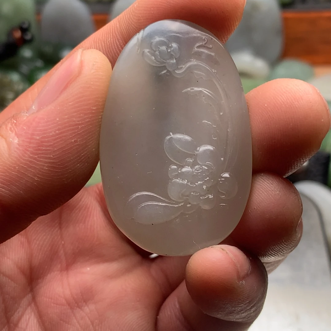 和田玉未镶嵌颈饰挂件28