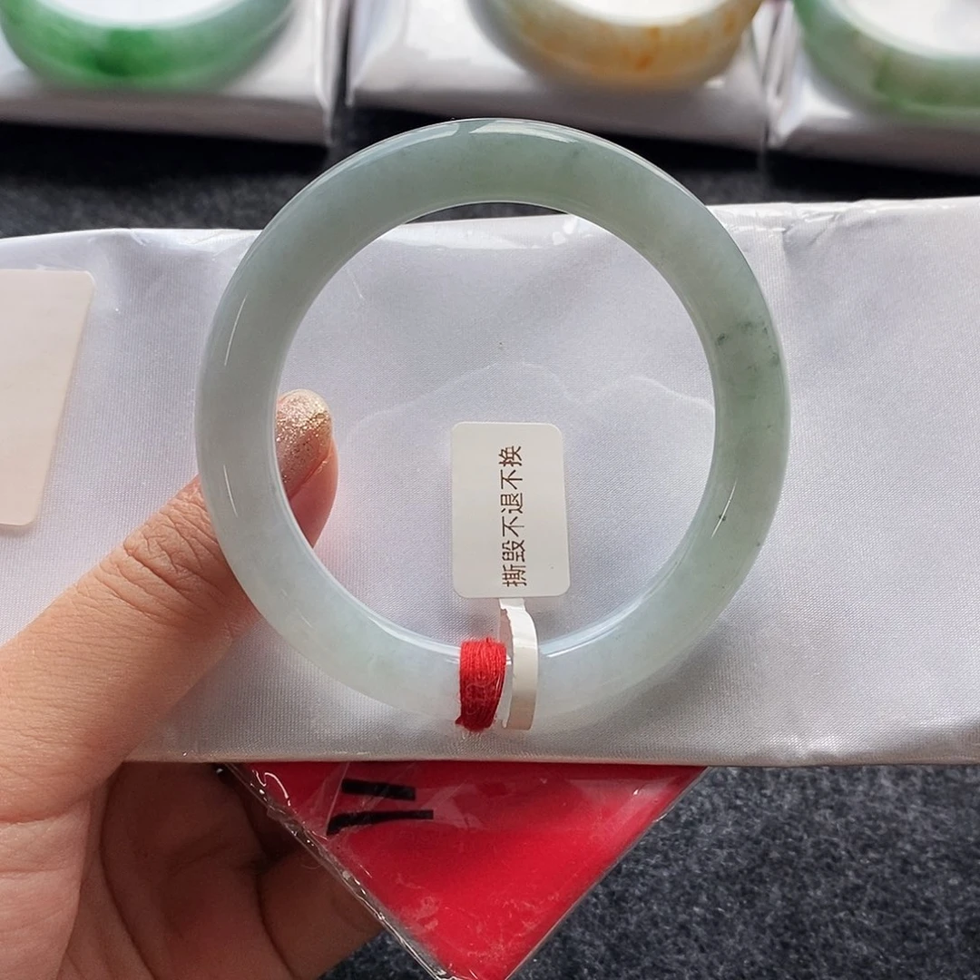 未镶嵌手镯翡翠54冰晴水
