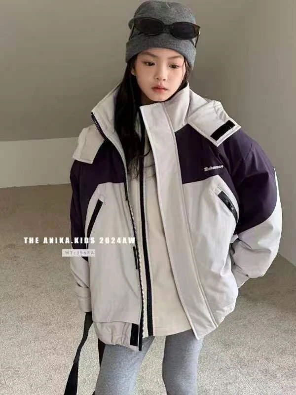 【haobaby】三合一星耀紫冲锋衣外套3568