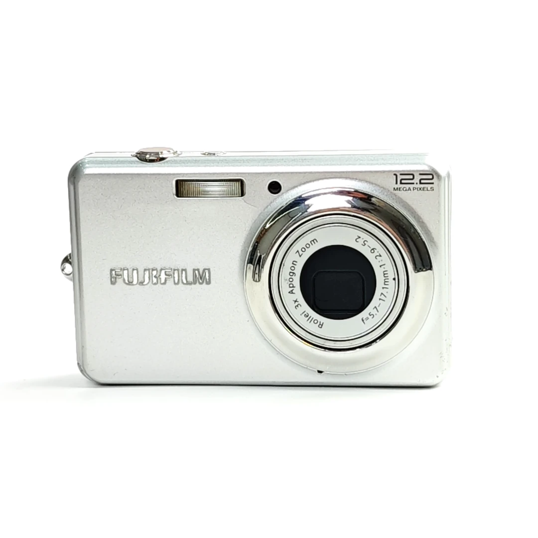 95新 Fujifilm/富士 j30银色1220万像素复古胶片感ccd数码相机