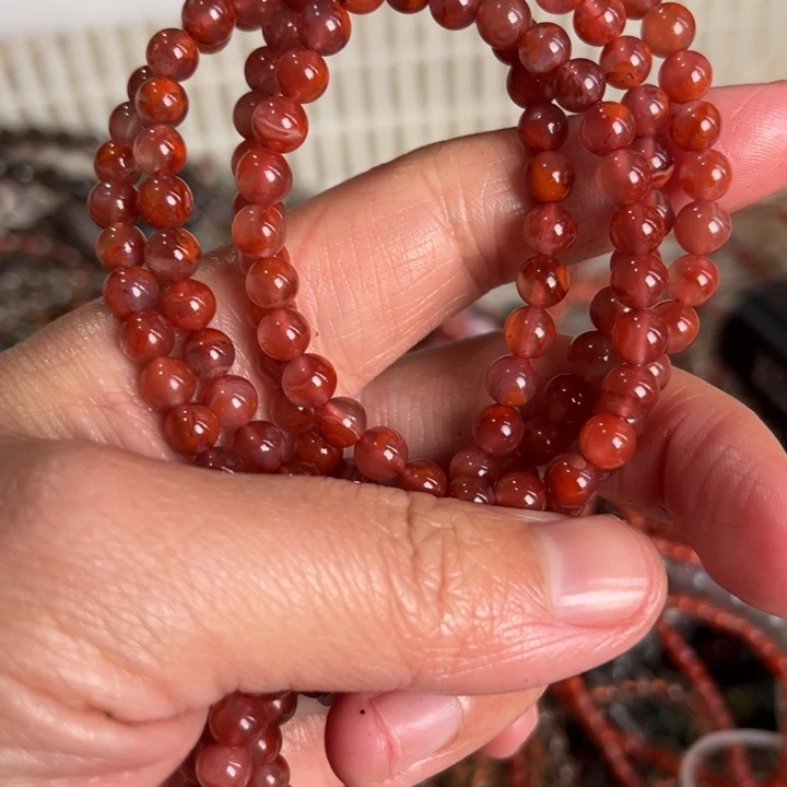 南红玛瑙未镶嵌颈饰