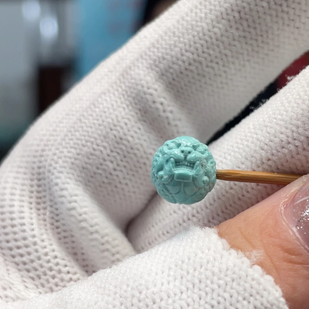 绿松石未镶嵌挂件