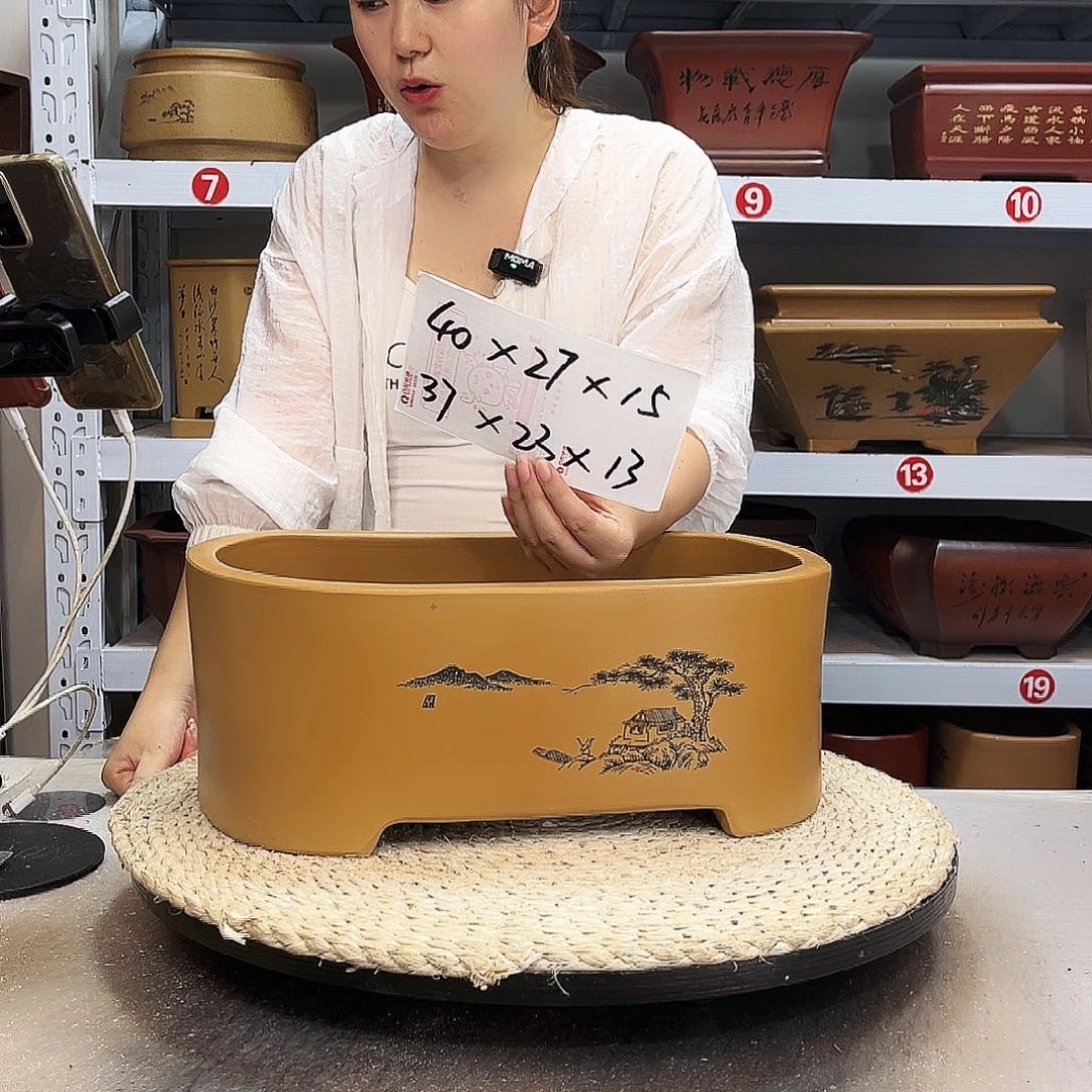 紫砂花盆紫砂花盆