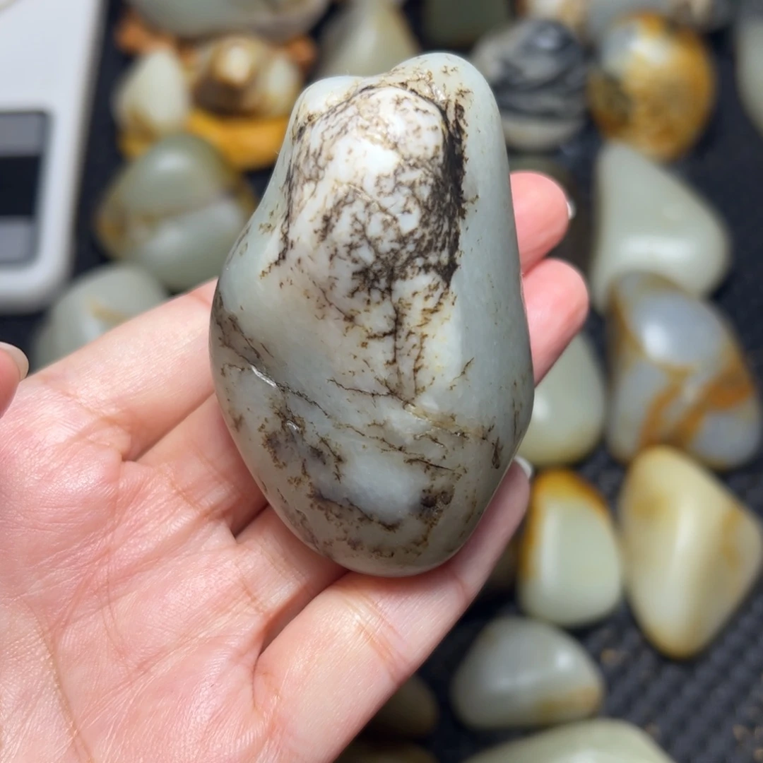 和田玉未镶嵌挂件111