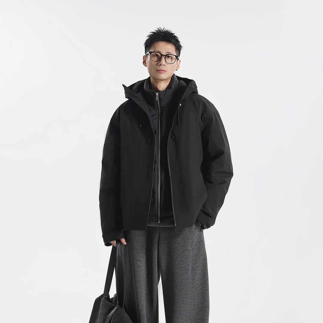 GCCDUPE77『極光羽』三合一真两件90白鸭绒羽绒内胆冲锋衣羽绒服