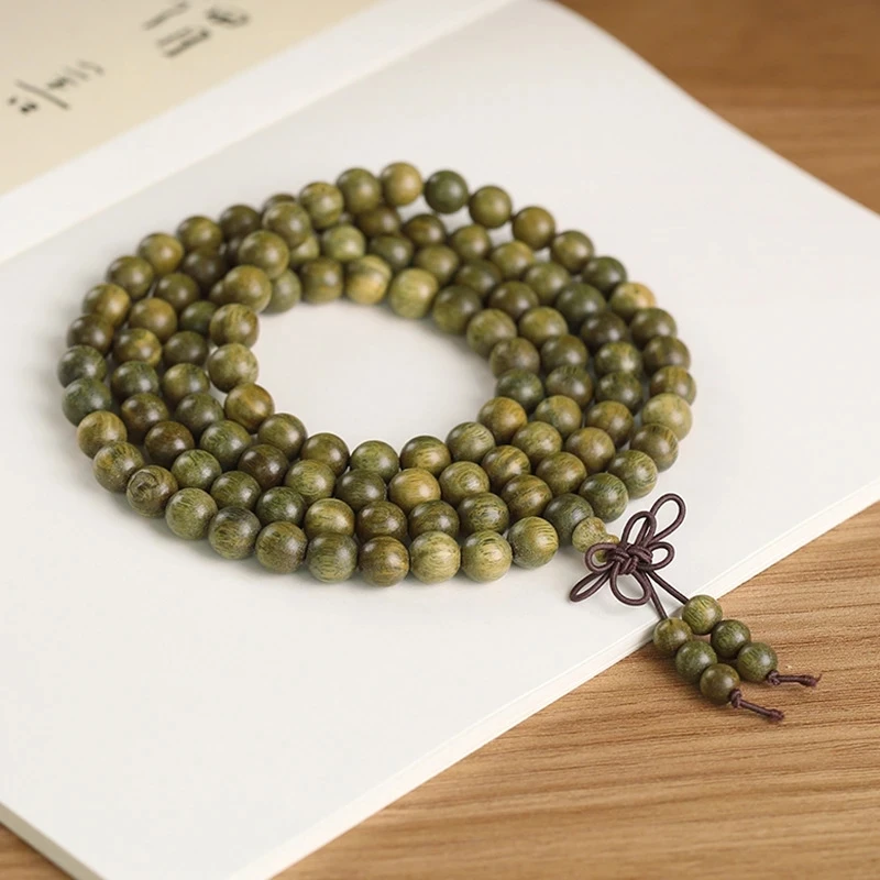 非金属木质手链 天然多圈男女款百搭妈妈手工手串8mm