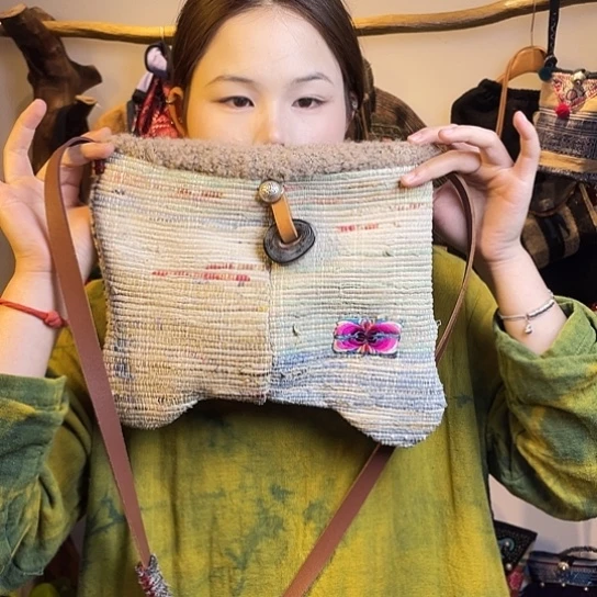 织绣手工制作包包