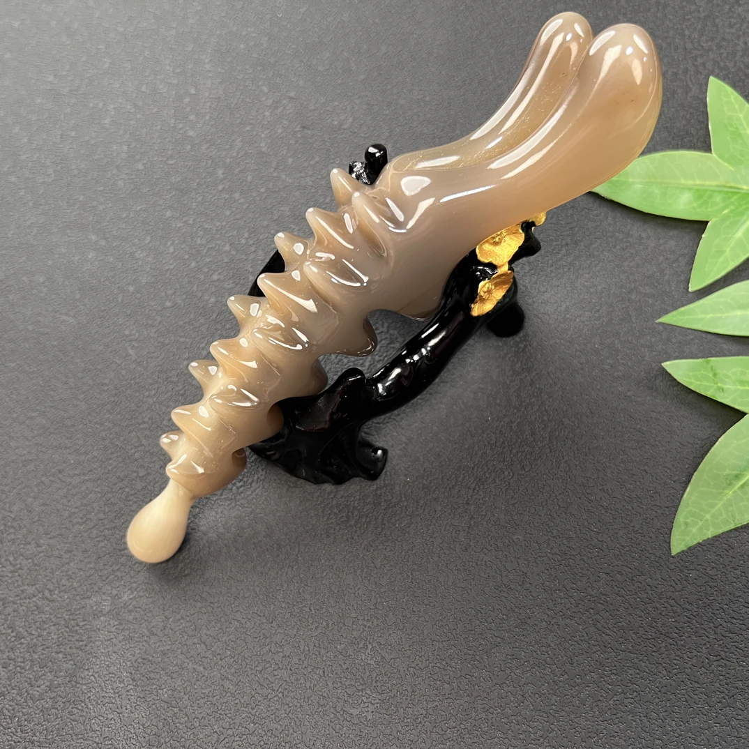 [艺佳]白水牛角按摩多功能五经按摩梳梳子一物一拍