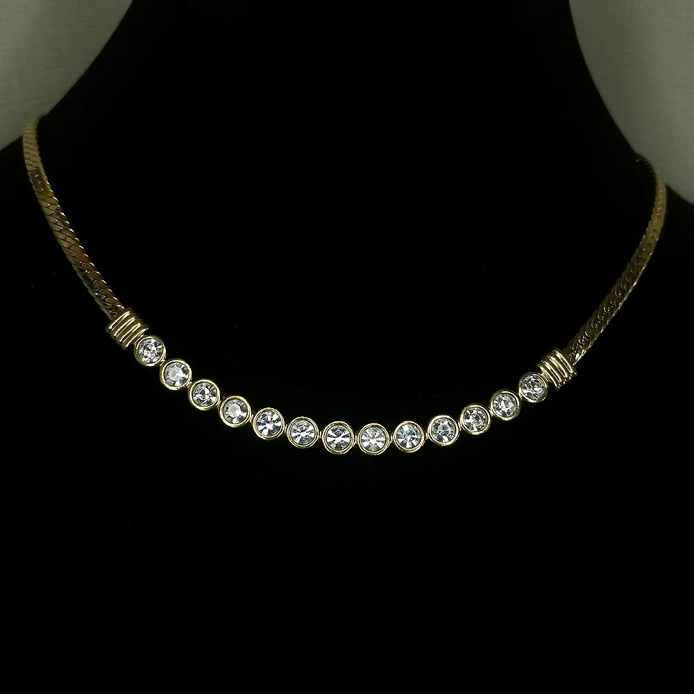 施华洛vintage经典微笑泡泡项链42cm[2501141-131]