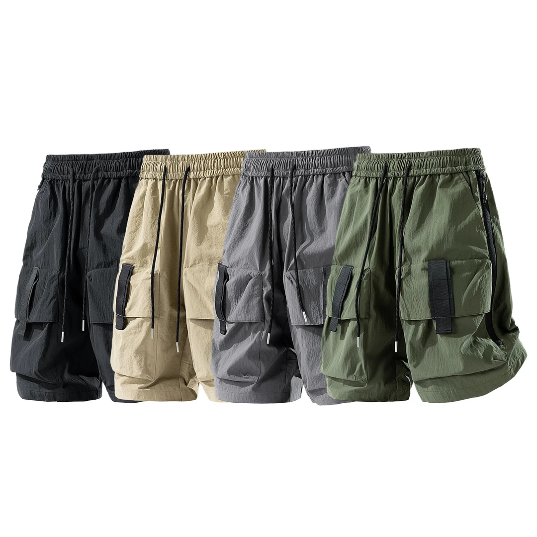 户外山系情侣工装短裤男百搭宽松潮流多口袋休闲裤1175