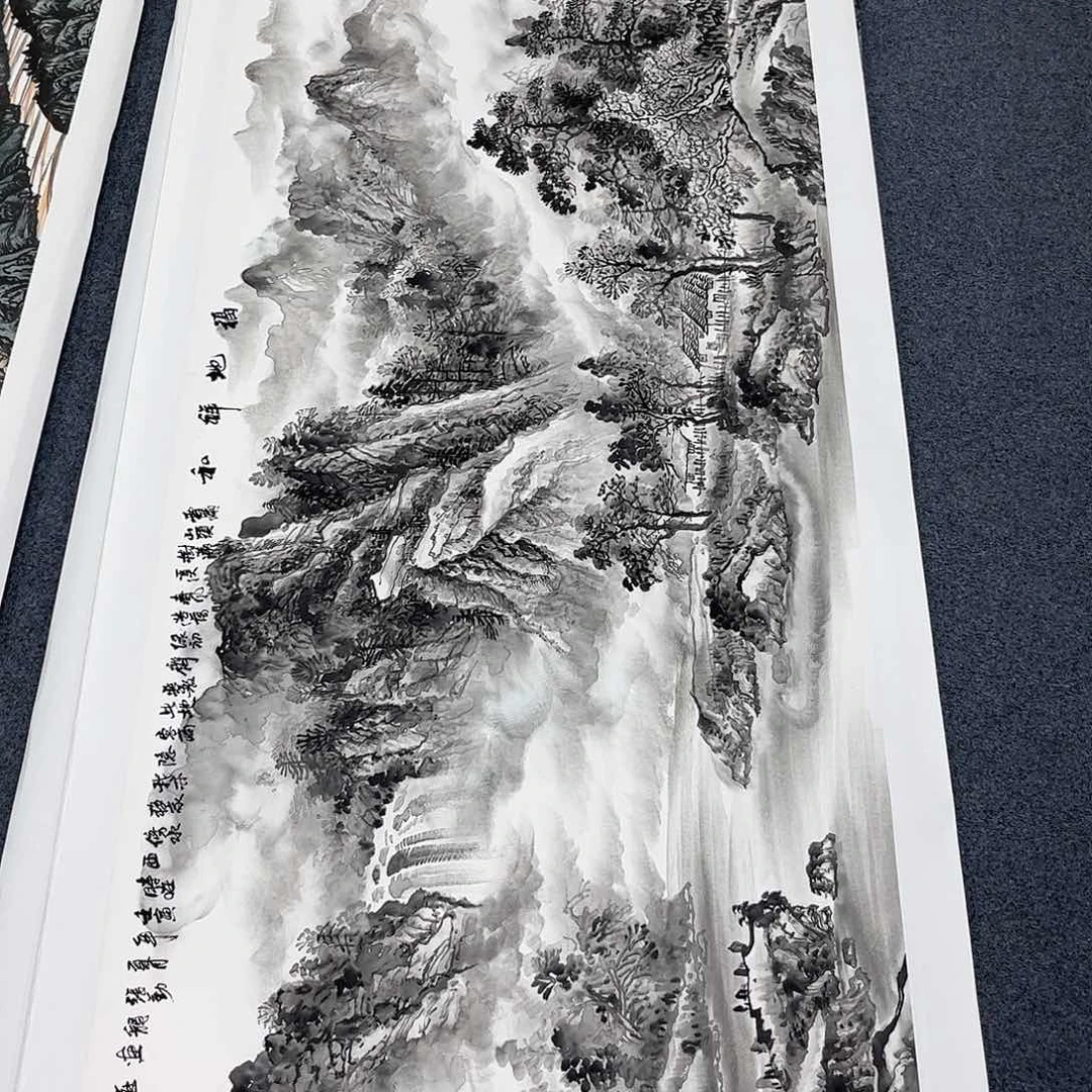 国画宣纸画画纯手绘作品