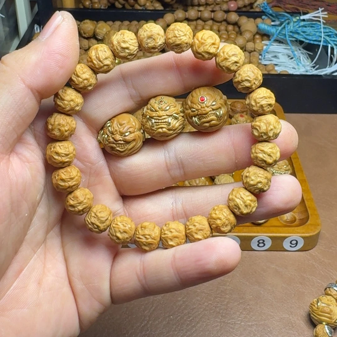 梅***—核桃手串/手链全品游龙搭配三折叠