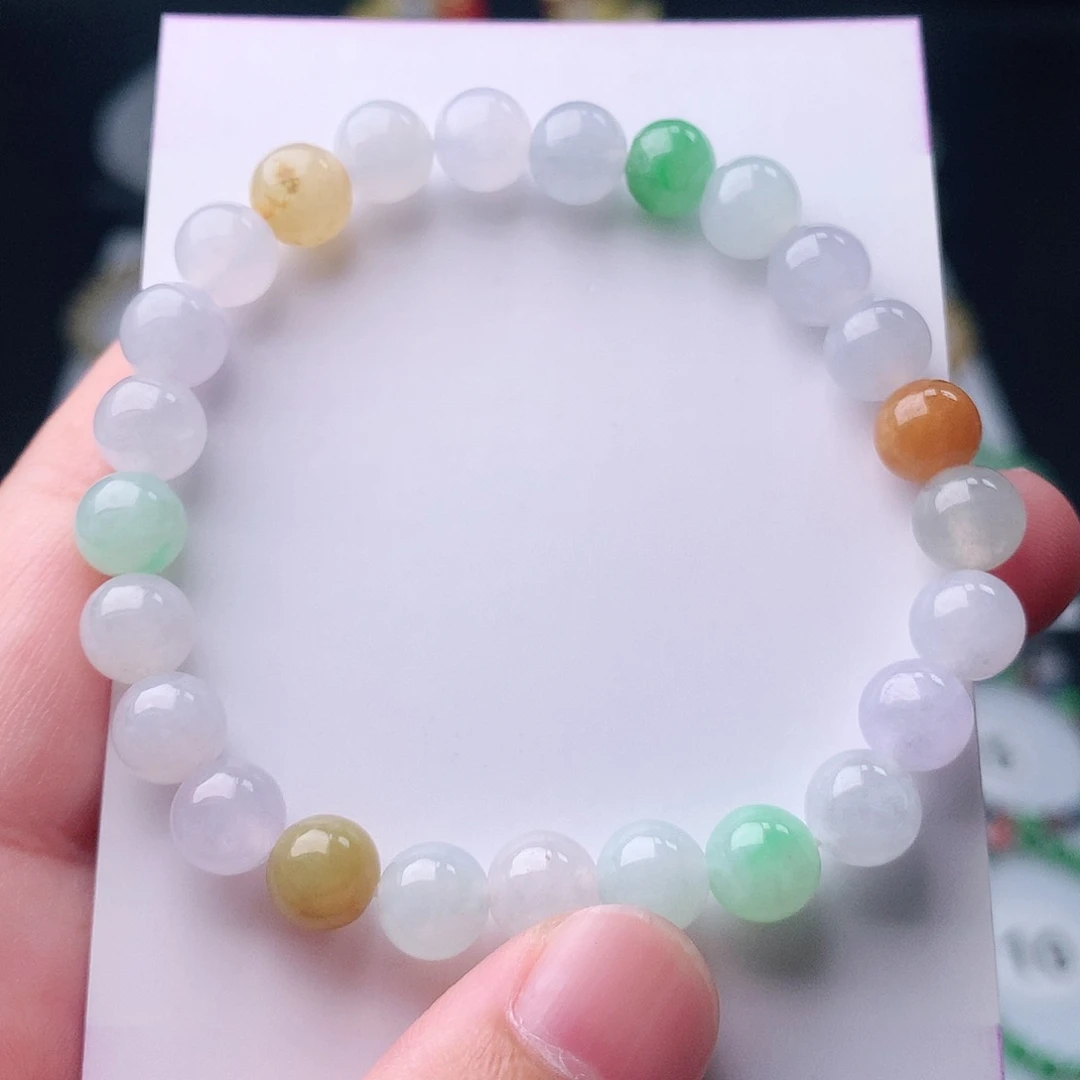 未镶嵌手串翡翠翡翠